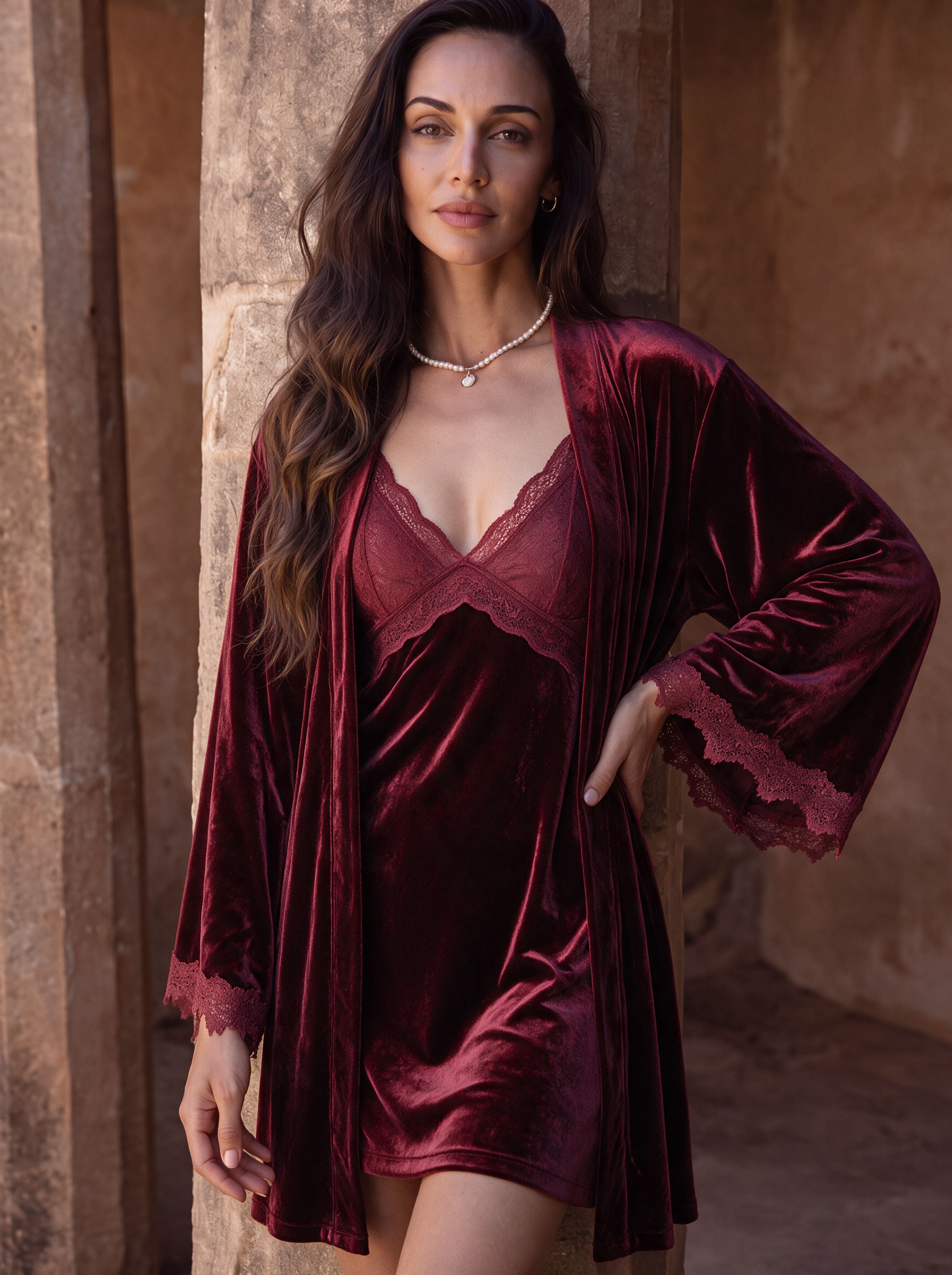2-Piece Velvet Set